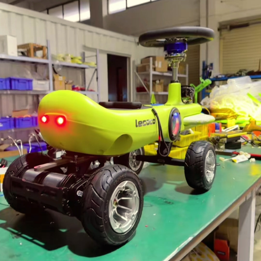 Nano Karting, Nano Go-Kart, Small Size Kart with Powerful Motor, Top Speed 25km/h, Suitable For Yard, Super Fun Drive! NOT Racing Go-Kart!